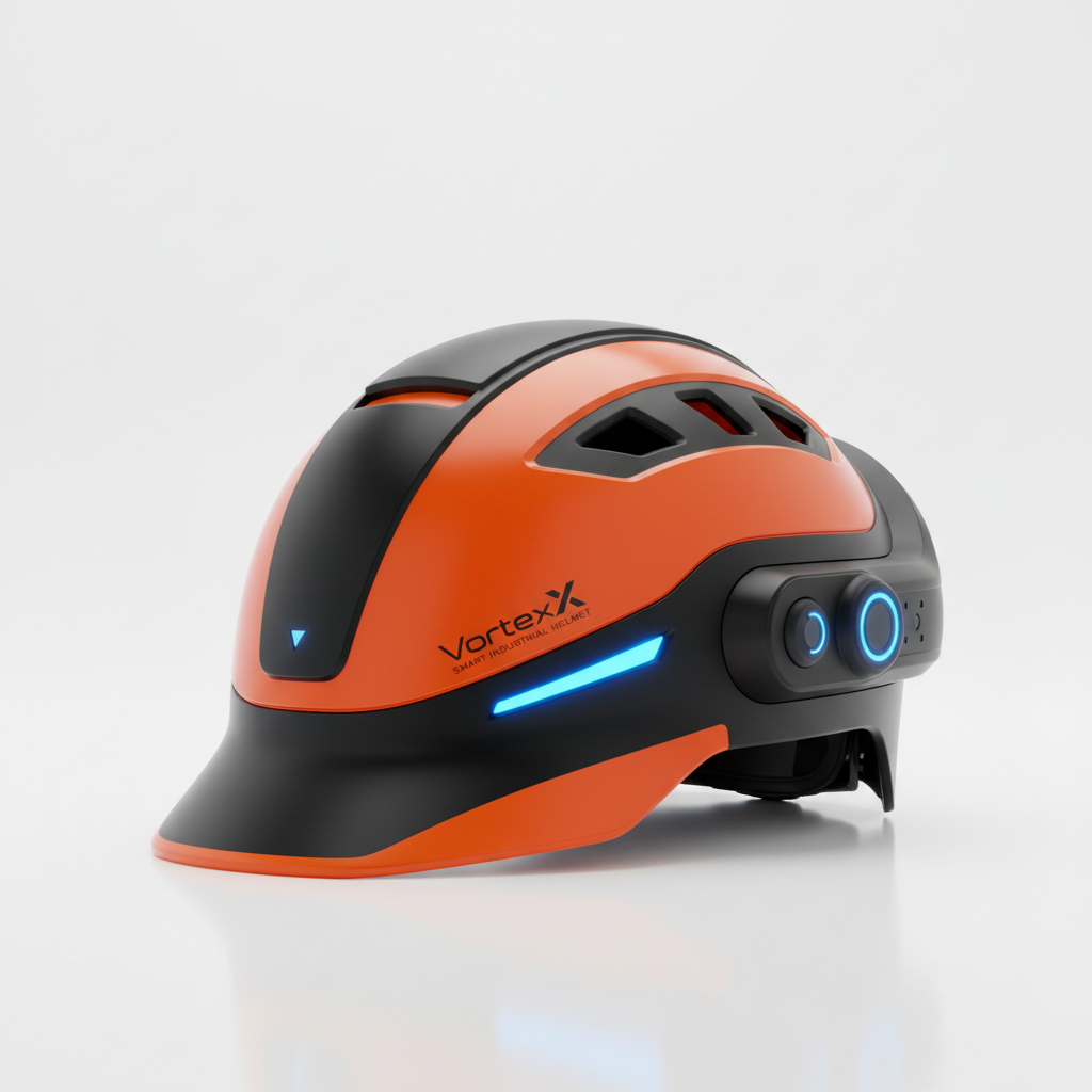 VortexX Smart Industrial Helmet